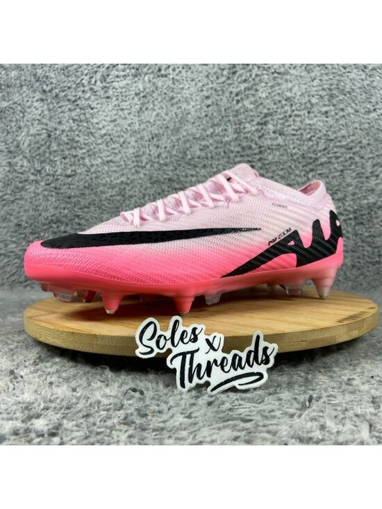 Nike Zoom Mercurial Vapor 15 Elite SG Pro Soccer Size 9.5 Men Pink FD0253-601